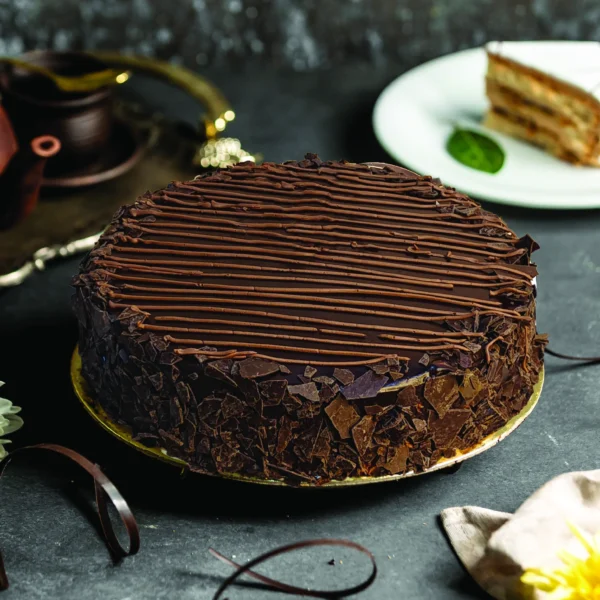 Chocolate Truffle Heart Top Cake