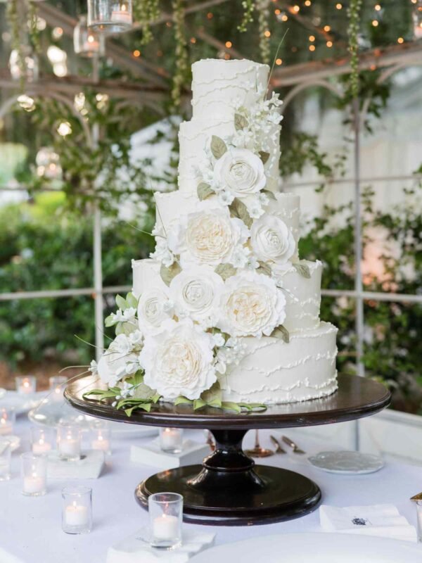 Rustic Naked Wedding Cake