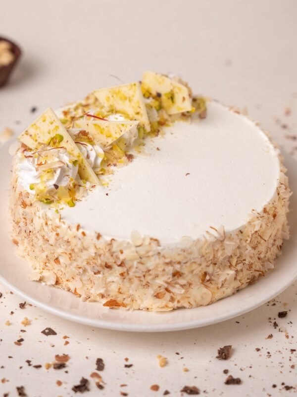 Almond White Chocolate Cake