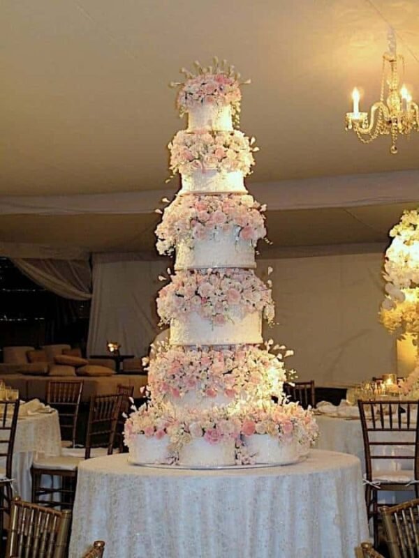 Royal Grand Floral Wedding Cake
