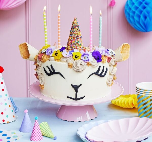 Rainbow Unicorn Fantasy Cake