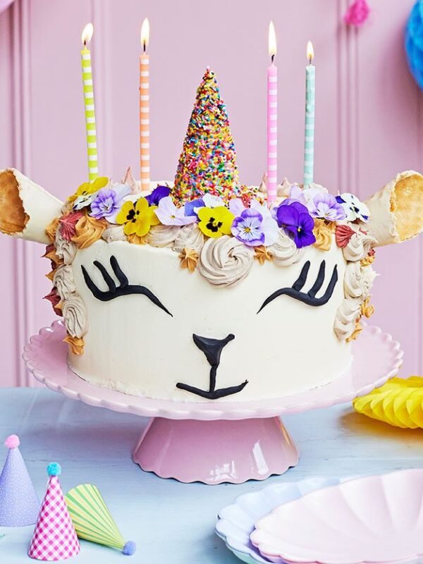 Rainbow Unicorn Fantasy Cake