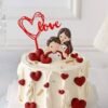 Couple Figurine Love Cake