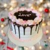 Chocolate Drip Love Cake
